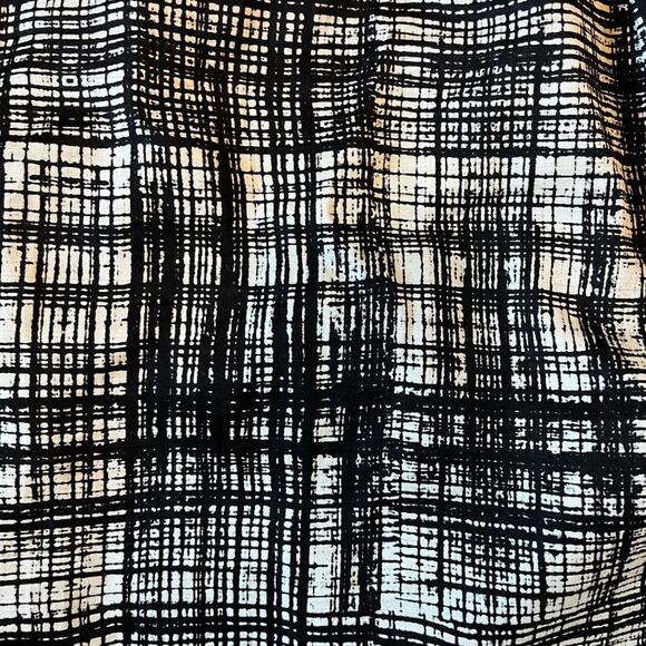 Ann Taylor LOFT black and white plaid mini skirt size 4 - Picture 2 of 8